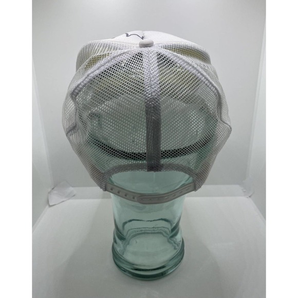 Vintage Mel Tillis Theater Branson MO White Trucker Hat Cap Mesh Snapback Signed - Picture 4 of 8